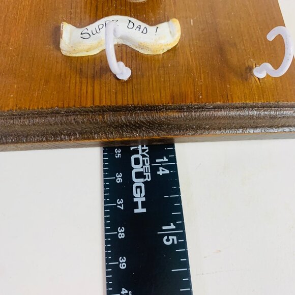 Super Dad Chef Kitchen Wall Decor Guy Key Utensil Towel Holder Kitschy Gift - Picture 10 of 14